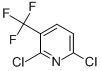 2,6-二氯-3-(三氟甲基)吡啶结构式