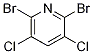 Structure of 2,6-dibromo-3,5-dichloropyridine
