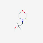 Structure of 2-methyl-1-morpholin-4-yl-propan-2-ol