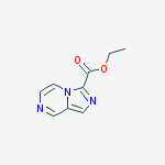 Structure of ethyl imidazo[1,5-a]pyrazine-3-carboxylate