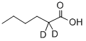 Structure of HEXANOIC-2,2-D2 ACID
