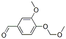 3-methoxy-4-(methoxymethoxy)benzaldehyde结构式
