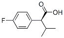 Structure of (S)-2-(4-fluorophenyl)-3-Methylbutanoic acid