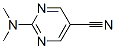 5-PYRIMIDINECARBONITRILE,2-(DIMETHYLAMINO)-结构式