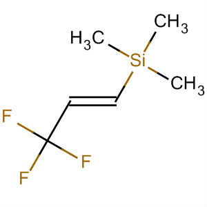 Structure of Silane, trimethyl[(1E)-3,3,3-trifluoro-1-propenyl]-
