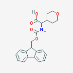 2-(N-FMOC)AMINO-2-(TETRAHYDROPYRAN-4-YL)ACETICACID, 95%结构式