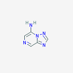 [1,2,4]Triazolo[1,5-a]pyrazin-5-amine结构式