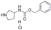 Structure of Benzyl pyrrolidin-3-ylcarbamate hydrochloride