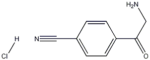 Benzonitrile, 4-(aminoacetyl)-, monohydrochloride结构式