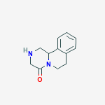 Structure of praziquanamine