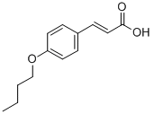 Structure of 3-(4-BUTOXYPHENYL)-2-PROPENOIC ACID