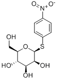 4-硝基苯基-Β-D-硫代甘露糖苷结构式