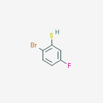 Structure of 2-Bromo-5-fluorothiophenol