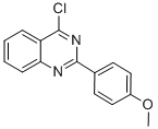 Structure of 4-CHLORO-2-(4-METHOXY-PHENYL)-QUINAZOLINE