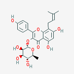 Structure of baohuoside II