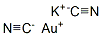 Structure of POTASSIUM DICYANOAURATE(I)