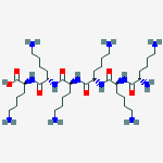 L-Lysine, L-lysyl-L-lysyl-L-lysyl-L-lysyl-L-lysyl-结构式