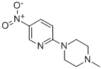 Structure of 2-(4-Methylpiperazin-1-yl)-5-nitropyridine