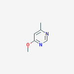 PYRIMIDINE,4-METHOXY-6-METHYL-结构式