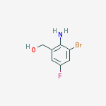Structure of 2-amino-3-bromo-5-fluoro-benzyl alcohol