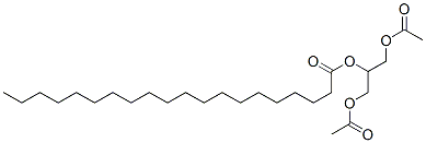 Structure of Icosanoic acid 2-(acetyloxy)-1-[(acetyloxy)methyl]ethyl ester