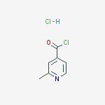 Structure of 2-Methylisonicotinoyl chloride hydrochloride