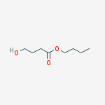 Structure of Butanoic acid, 4-hydroxy-, butyl ester