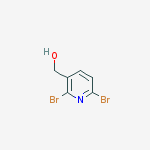 Structure of (2,6-DibroMopyridin-3-yl)Methanol