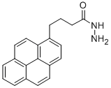Structure of 1-PYRENEBUTANOIC ACID, HYDRAZIDE