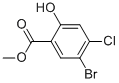 Structure of Methyl 5-bromo-4-chloro-2-hydroxybenzoate