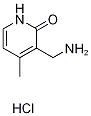 3-(AMINOMETHYL)-4-METHYLPYRIDIN-2(1H)-ONE HYDROCHLORIDE结构式