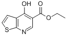 Structure of 4-HYDROXYTHIENO[2,3-B]PYRIDINE-5-CARBOXYLIC ACID ETHYL ESTER