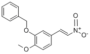 3-苄氧基-4-甲氧基-beta-硝基苯乙烯结构式