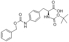 Structure of Boc-p(NH-Z)-L-Phe-OH