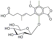 Structure of (4E)-6-[4-(b-D-Glucopyranosyloxy)-1,3-dihydro-6-methoxy-7-methyl-3-oxo-5-isobenzofuranyl]-4-methyl-4-hexenoic Aci