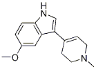 1H-Indole, 5-methoxy-3-(1,2,3,6-tetrahydro-1-methyl-4-pyridinyl)-结构式
