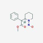 Structure of 1-Nitroso-α-phenyl-2-piperidineacetic acid methyl