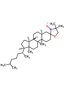 Structure of 3BETA-DOXYL-5ALPHA-CHOLESTANE  FREE