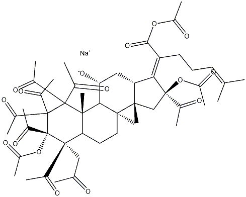 Structure of 16-DEACETYL FUSIDIC ACID SODIUM SALT