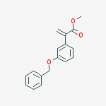 Structure of Methyl 2-[3-(benzyloxy)phenyl]acrylate