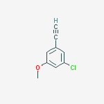 Structure of 1-Chloro-3-ethynyl-5-methoxybenzene