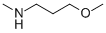 Structure of (3-METHOXYPROPYL)(METHYL)AMINE