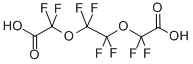 Structure of PERFLUORO-3,6-DIOXAOCTANE-1,8-DIOIC ACID