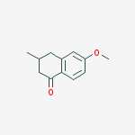 6-methoxy-3-methyl-3,4-dihydronaphthalen-1(2H)-one结构式