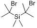 Dimethyl-bis-(α-bromoisopropyl) Silane结构式