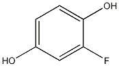 Structure of 1,4-Benzenediol, 2-fluoro-