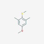 Structure of Benzene, 5-methoxy-1,3-dimethyl-2-(methylthio)-