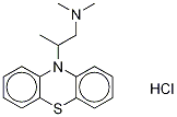 Structure of ISOPROMETHAZINE HYDROCHLORIDE