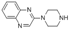 Structure of Quinoxaline, 2-(1-piperazinyl)-