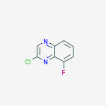 Structure of 2-chloro-8-fluoro-quinoxaline